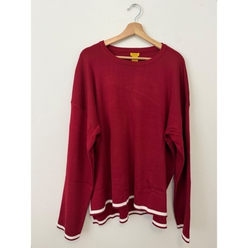 Daisy Long Sleeve Knit Sweater – Burgundy – Size 3X –‎ NWT